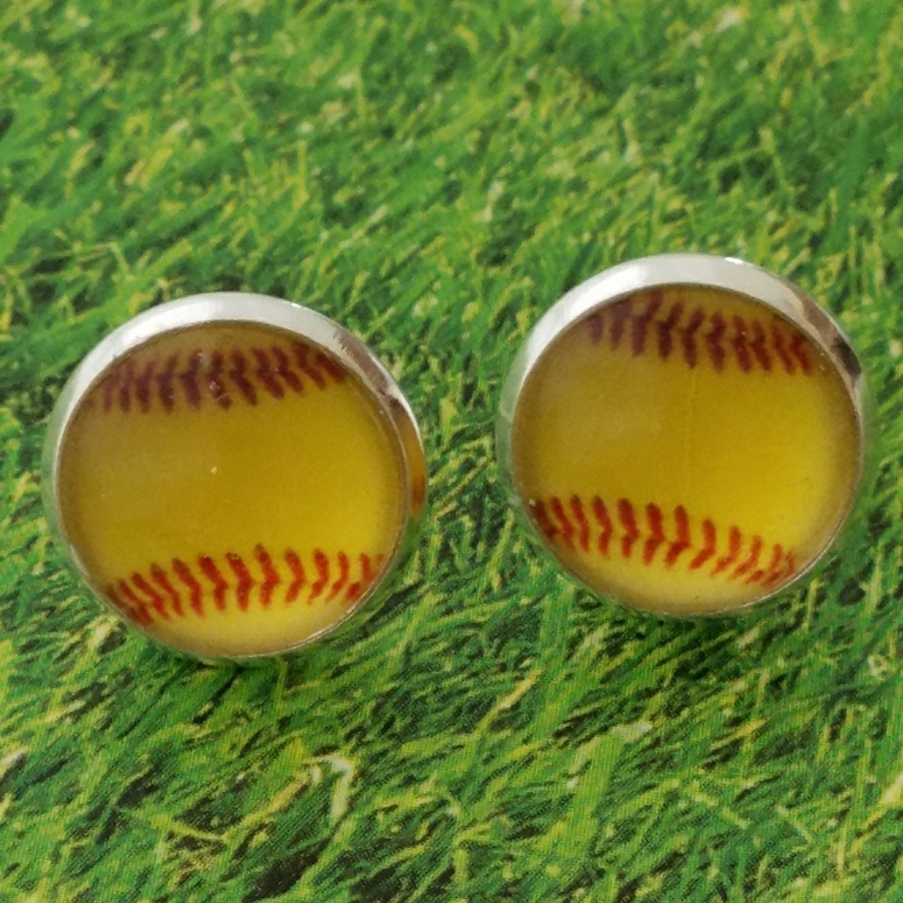 Softball earrings new